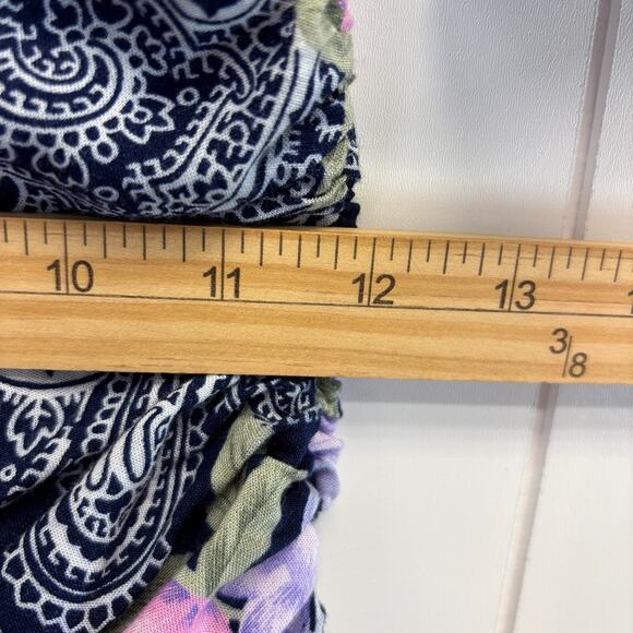 Vintage Dawn Joy Cottage Trad Wife Floral Lace Midi Dress Size 9/10 SAHM Prairie - Picture 4 of 10